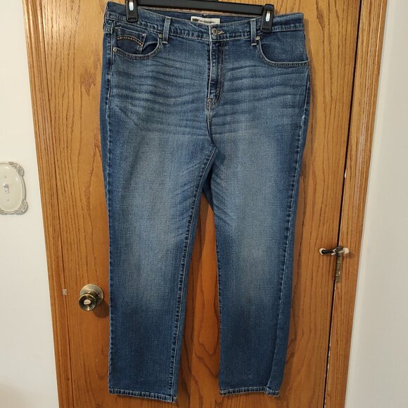 Levi's Denim - Levi's 505 straight leg blue jeans, VG used condition, size 16S W33 L30